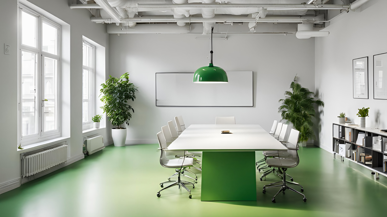Büroreinigung – Standard Reinigung Büroreinigung in Nürnberg – Professionelle Büroreinigung – Sauberer moderner Besprechungsraum